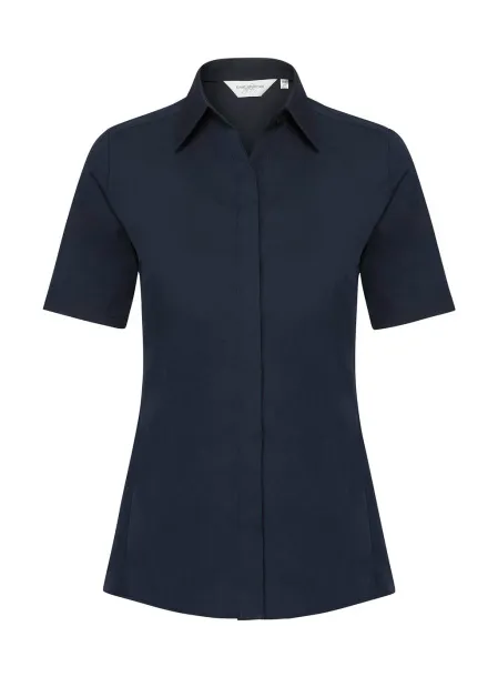  Ladies' Ultimate Stretch Shirt - Russell  Bright Navy