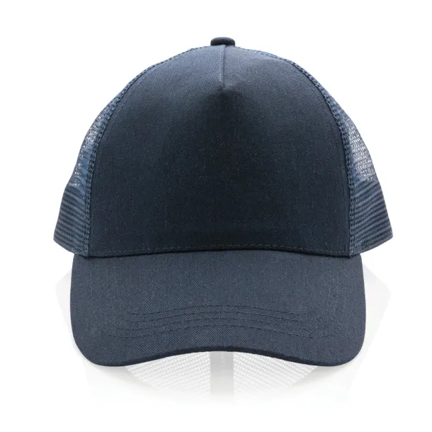  Impact AWARE™ Brushed rcotton 5 panel trucker cap 190gr - XD Collection Navy Blue 