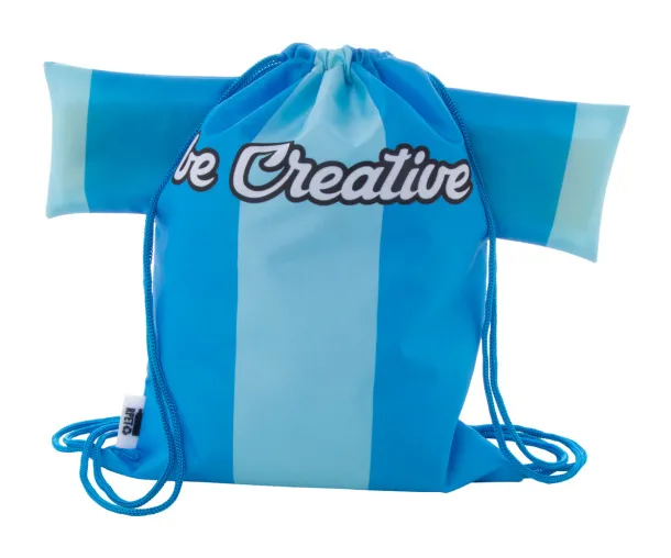 CreaDraw T Kids RPET custom drawstring bag for kids Blue