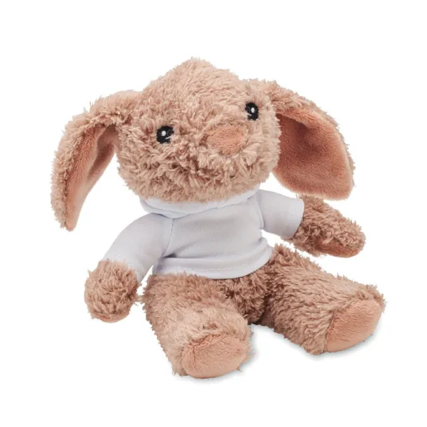 BUNNY Bunny plush wearing a hoodie White