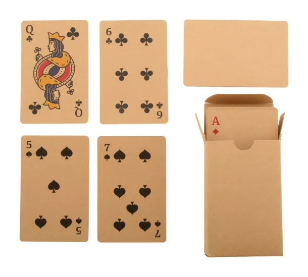CreaCard Eco custom playing cards Natural