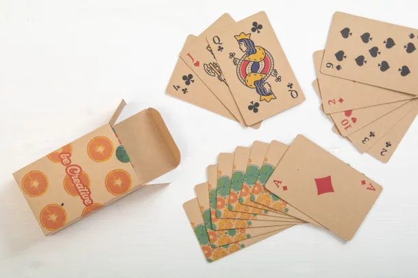 CreaCard Eco personalizirane igraće karte Prirodna