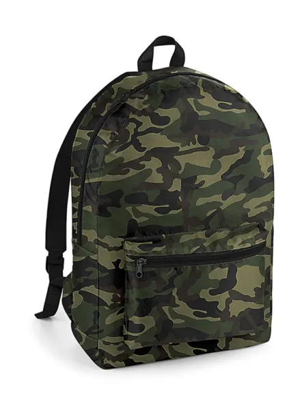  Lagani ruksak - Bagbase Jungle Camo Crna