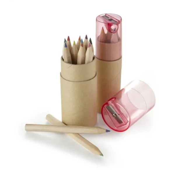  Colour pencil set with pencil sharpener Plava