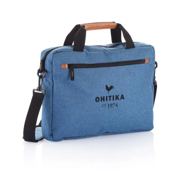  Fashion dvobojna torba za laptop Plava