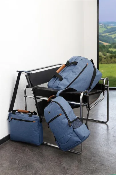  Fashion dvobojna torba za laptop Plava