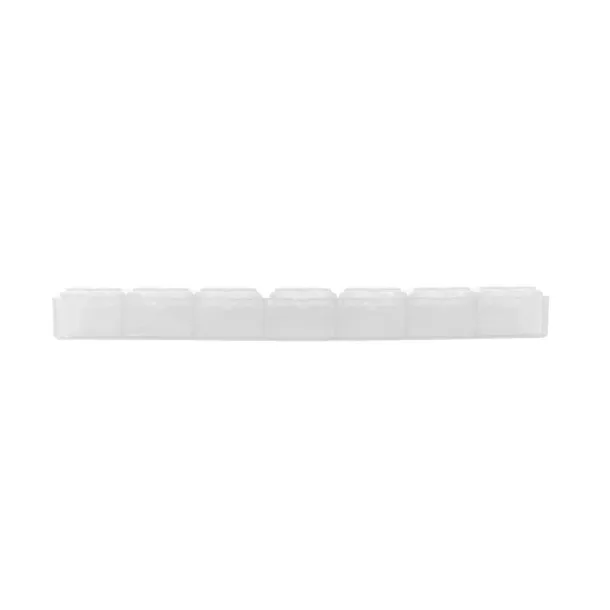  Pill box with 7 compartments white