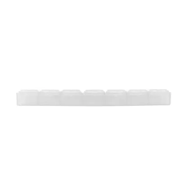  Pill box with 7 compartments white