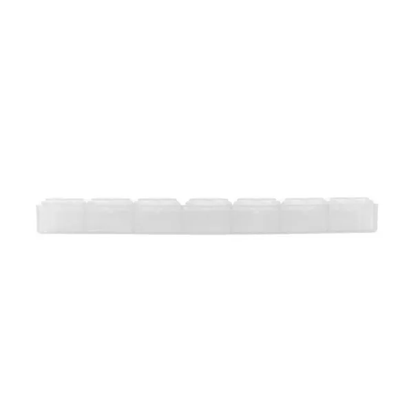  Pill box with 7 compartments white