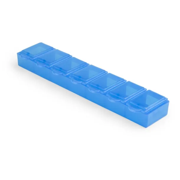  Pill box with 7 compartments Plava