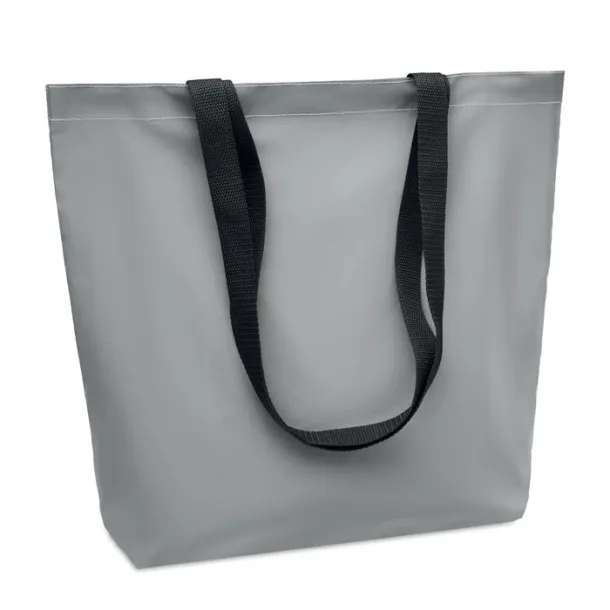 VISI TOTE Reflective shopping bag Matt Silver