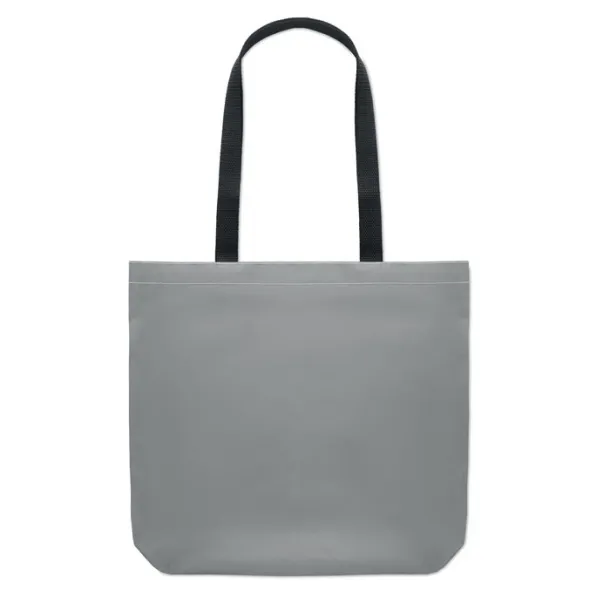 VISI TOTE Reflective shopping bag Matt Silver