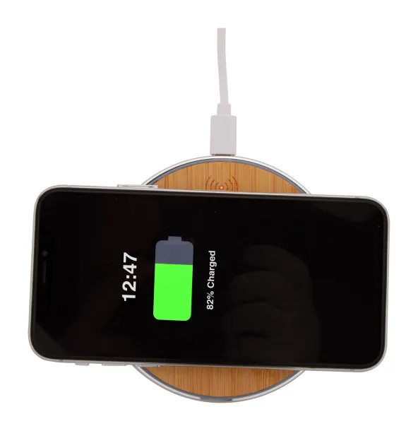 RalooCharge wireless charger Natural Silver