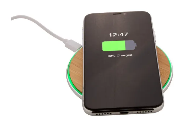 RalooCharge wireless charger Natural Silver