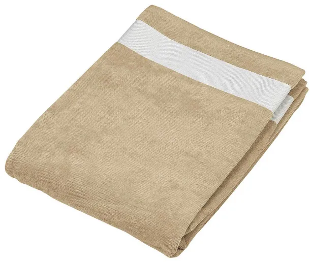  BEACH TOWEL - Kariban Beige White