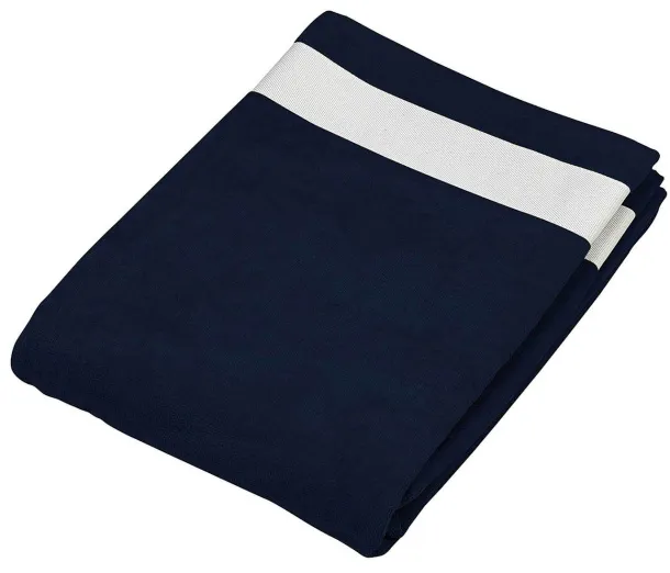  BEACH TOWEL - Kariban Navy White