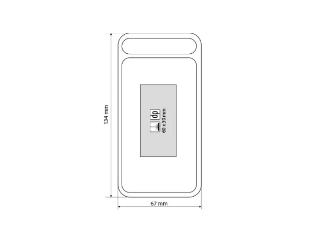 LIGHT 10 prijenosna baterija 10000 mAh - PIXO Crna