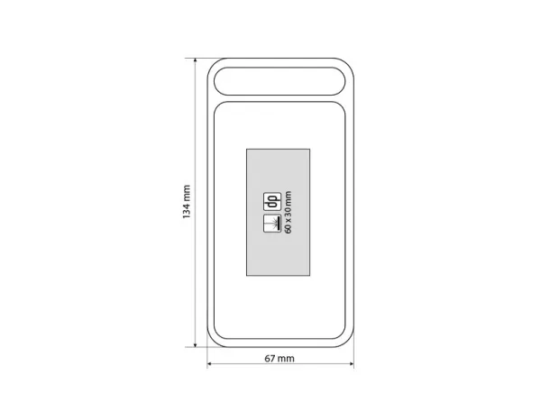 LIGHT 10 prijenosna baterija, 10 000 mAh - PIXO Crna