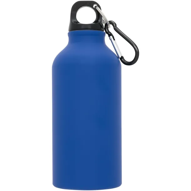 Oregon 400 ml matte sport bottle with carabiner Blue