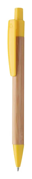 Colothic bamboo ballpoint pen Yellow Natural