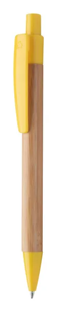 Colothic bamboo ballpoint pen Yellow Natural