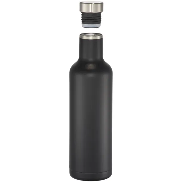 Pinto 750 ml copper vacuum insulated bottle Solid black