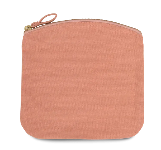  Pamučna platnena torbica - 310 g/m² - Kimood Dusty Pink