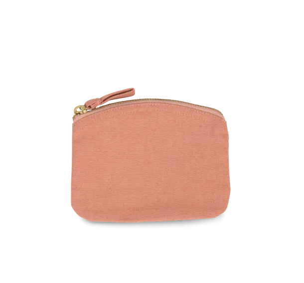  POUCH WITH ZIP FASTENING - 310 g/m² - Kimood Dusty Pink