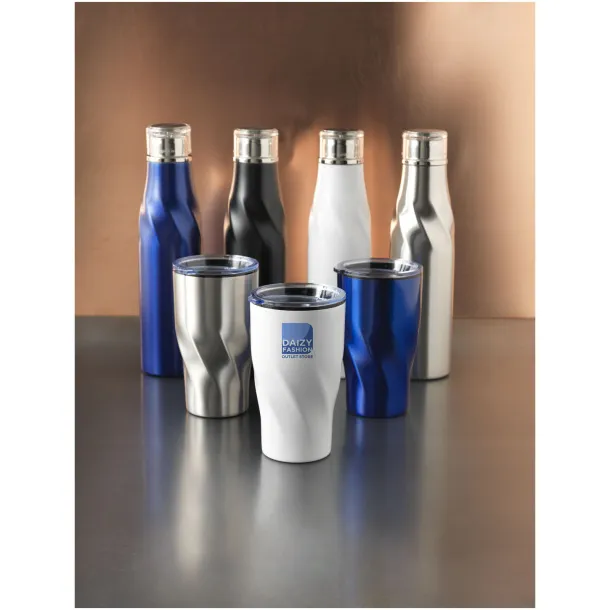 Hugo 470 ml copper vacuum insulated tumbler - Avenue White