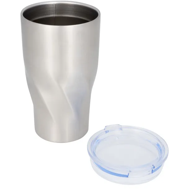 Hugo 470 ml copper vacuum insulated tumbler - Avenue Silver