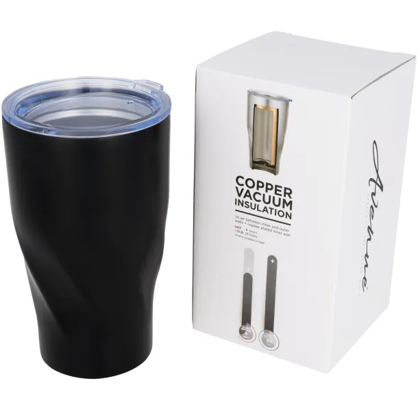 Hugo 470 ml copper vacuum insulated tumbler - Avenue Crna