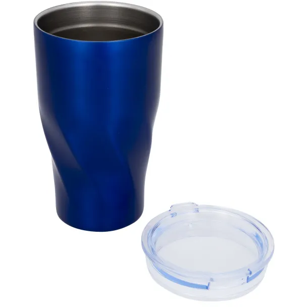 Hugo 470 ml copper vacuum insulated tumbler - Avenue Blue