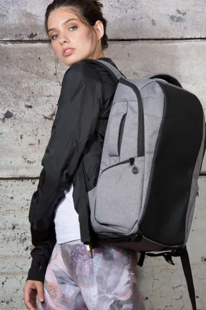  ANTI-THEFT BACKPACK - Kimood Graphite Grey Heather Black