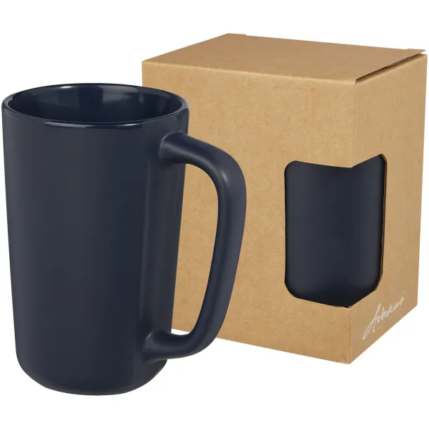 Perk 480 ml ceramic mug Navy Blue