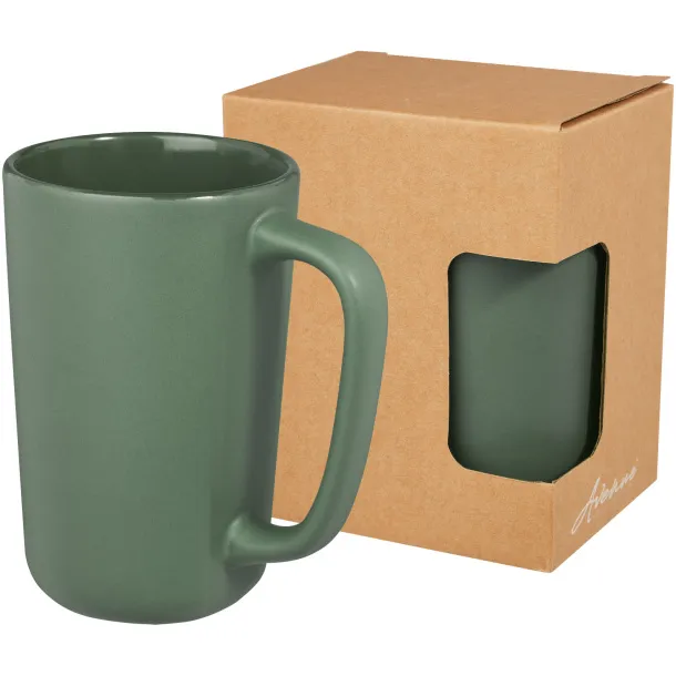 Perk 480 ml ceramic mug Heather green