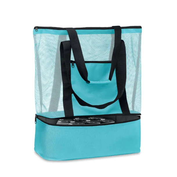 MALLA mesh torba za kupovinu u 600D RPET Tirkizna