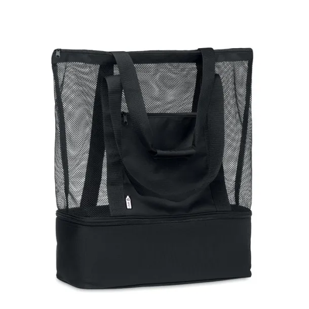 MALLA mesh torba za kupovinu u 600D RPET Crna