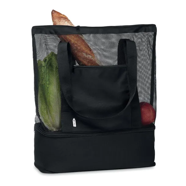 MALLA mesh torba za kupovinu u 600D RPET Crna