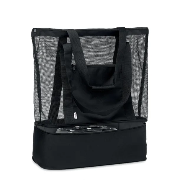 MALLA Mesh Shopping bag in 600D RPET Black