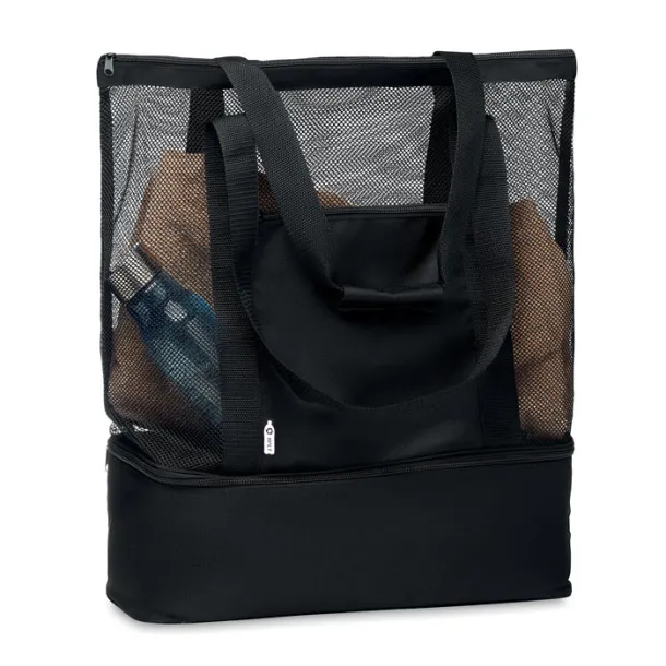 MALLA mesh torba za kupovinu u 600D RPET Crna