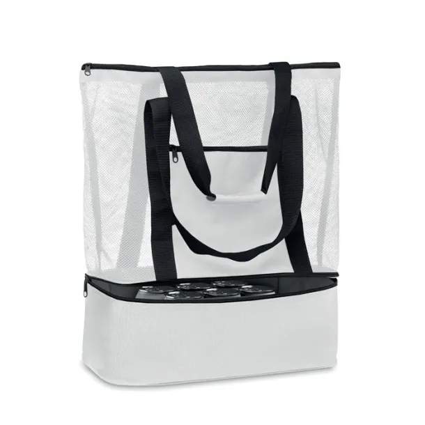MALLA Mesh Shopping bag in 600D RPET White