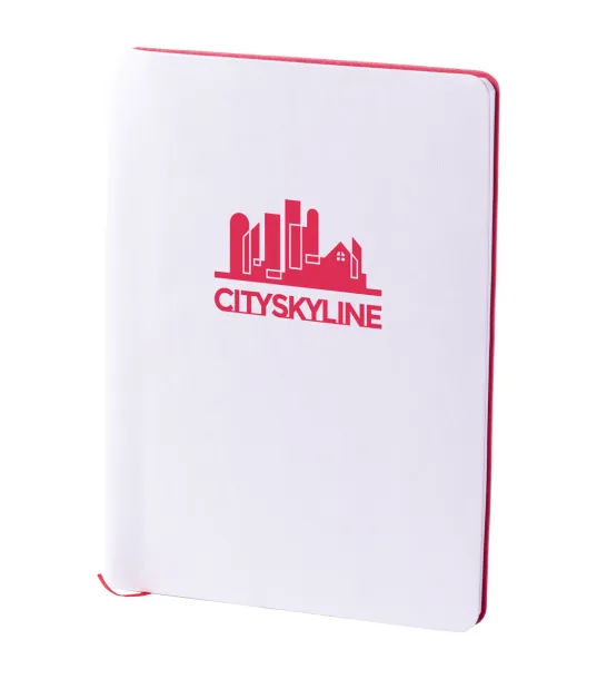 Sider notebook A5 Red White