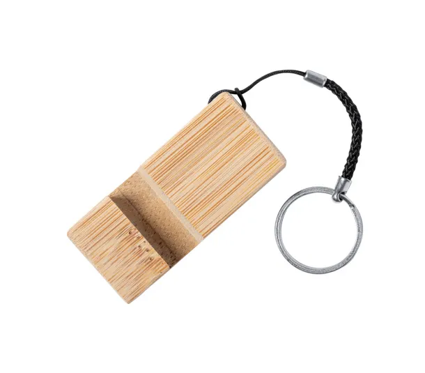 Dulloo mobile holder keyring Natural