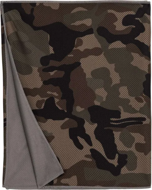  Osvježavajući sportski ručnik, 155 g/m2 - Proact Olive Camouflage #585749