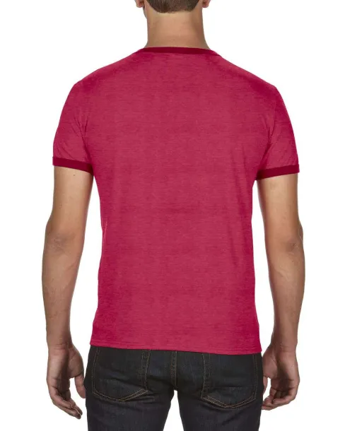  Lagana majica kratkih rukava - Anvil Heather Red Crvena