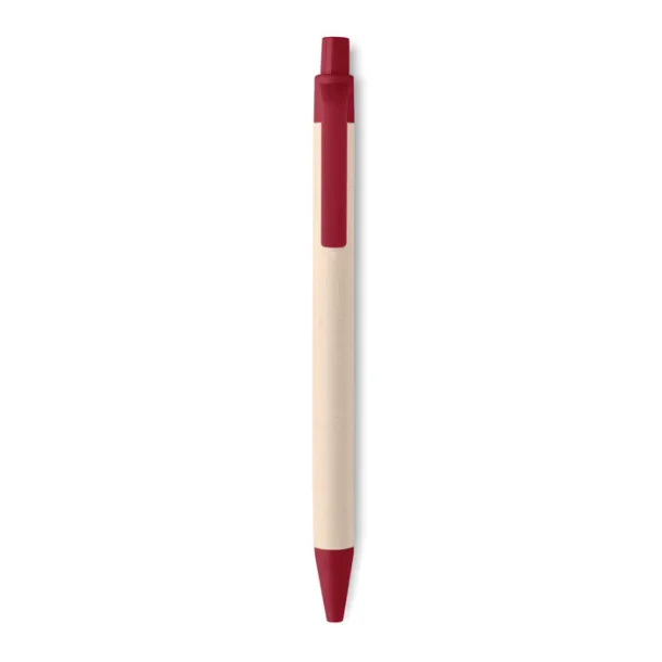 MITO PEN Milk carton paper ball pen Red