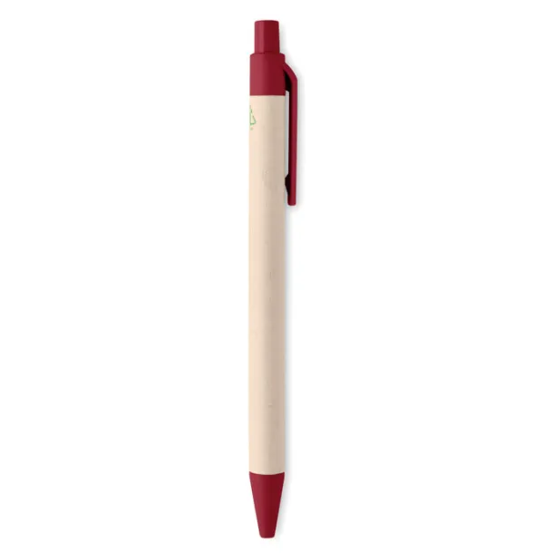 MITO PEN Milk carton paper ball pen Red