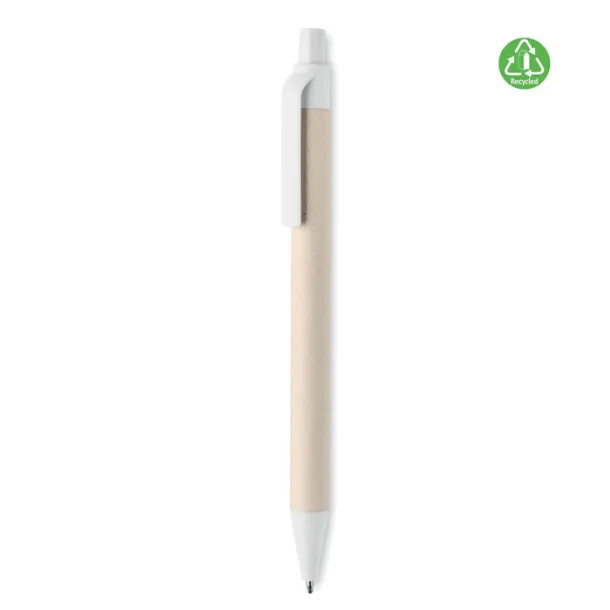 MITO PEN Milk carton paper ball pen White