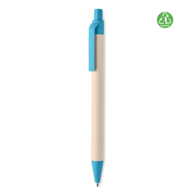 MITO PEN Milk carton paper ball pen Turquoise