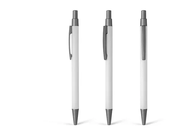 PLATINUM SOFT metal ball pen White